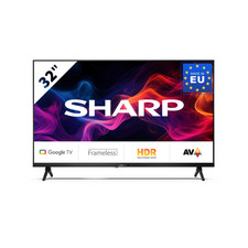 32 Zoll Fernseher (80 cm) HD Ready Google TV - LED Smart TV - SHARP 32GF2265E