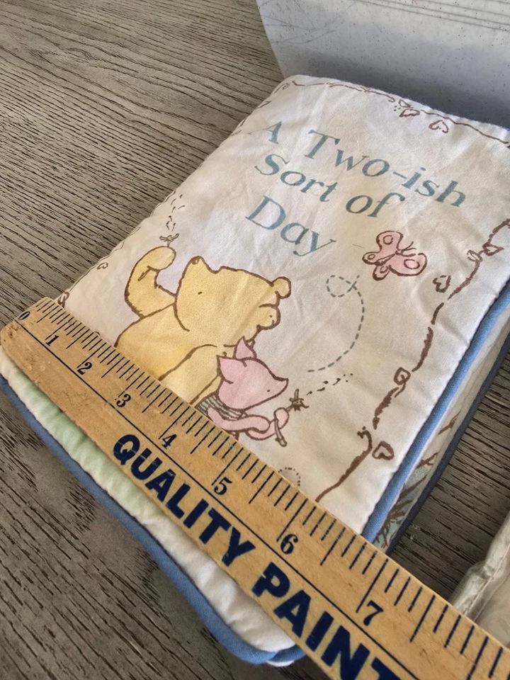 VTG Winnie The Pooh Fabric Cloth Kids Book and Classic Curtain Panel Sheer 40x60 - Image 4 of 4