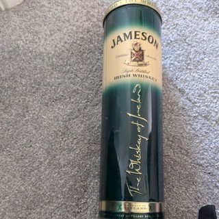 Jameson whiskey empty tin