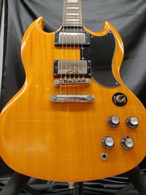 希少 Epiphone CUSTOM SHOP G-400 SG Korina Used Epiphone Custom Shop G400 Korina | Cream City Music
