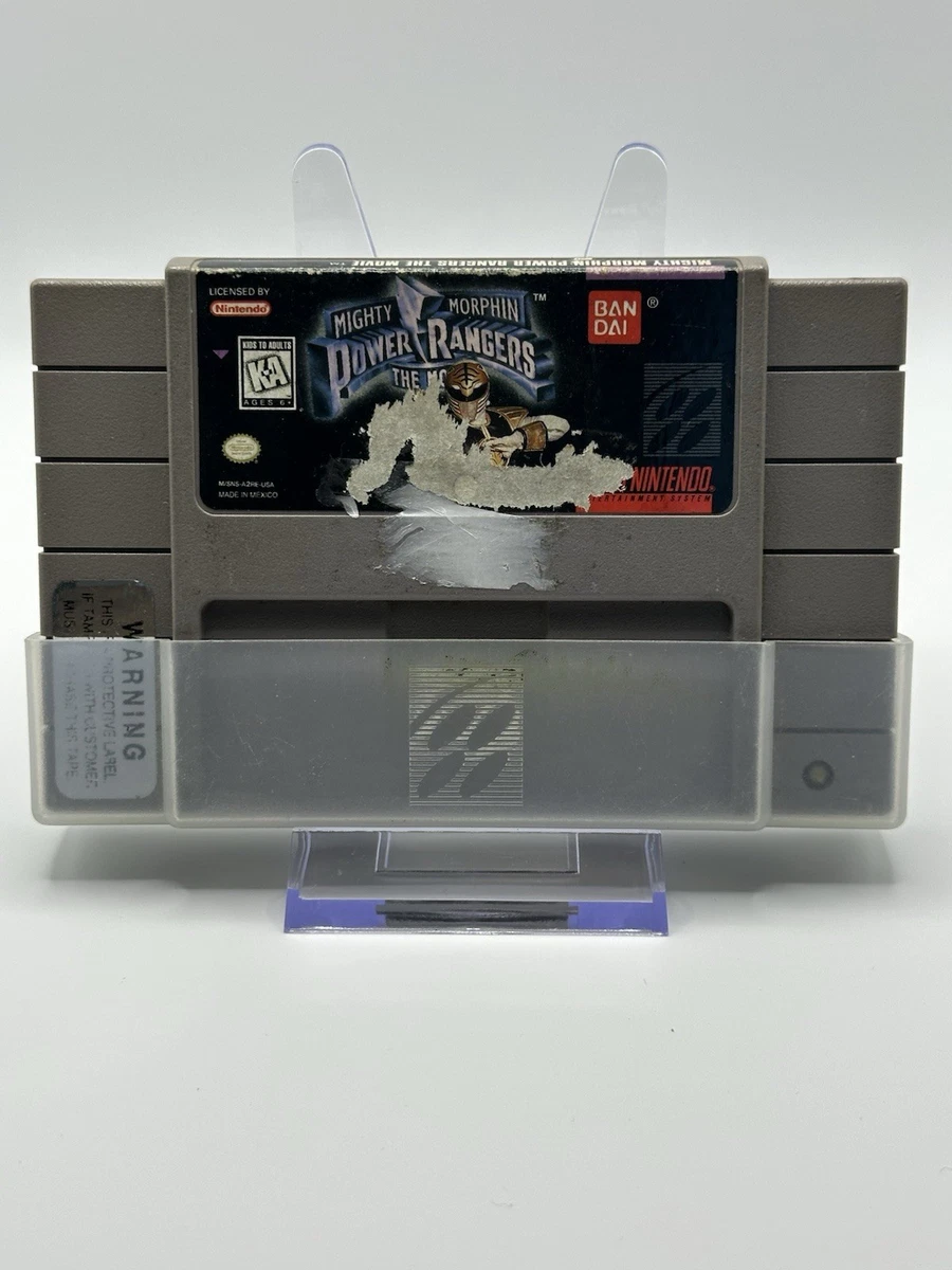 Mighty Morphin Power Rangers: The Movie Nintendo Video Games for