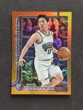 2025-26 Topps Yuki Kawamura #188 True Gold /50 - Memphis Grizzlies 