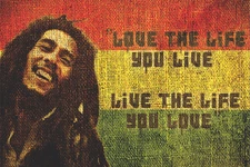 BOB MARLEY STRETCHED CANVAS WALL ART READY TO HANG CP543