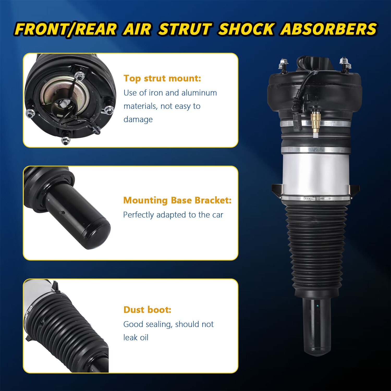 Bentley Mulsanne Speed 2011-2018 Front Left, right Air suspension struts Pair