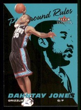 2003-04 Fleer Tradition Playground Rules #20 Dahntay Jones