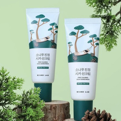 ROUND LAB Pine Calming Cica SunCream 40ml (SPF50+ PA++++) 2ea