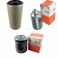 Mahle / Knecht Kraftstofffilter KL 75 Luftfilter LX 236 ÖLfilter OC 76