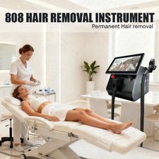 808 Diode Laser Hair Removal Machine With 755 1064 940 808nm Diode Laser 110V US