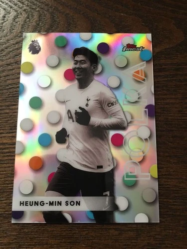 2025-26 Topps Finest Premier Heung-Min Son Tottenham Hotspur LAFC Polka Dot SSP