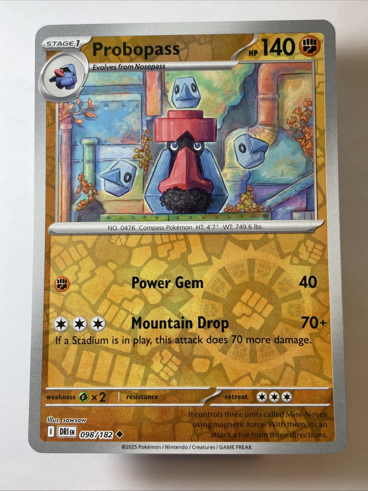 Probopass 098/182 - Sv10: Destined Rivals Reverse Holo (NM)