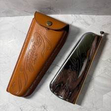 Suzuki SCT-128 Tremolo Chromatic Harmonica 16 Hole Key of C Japan Silver W/Case