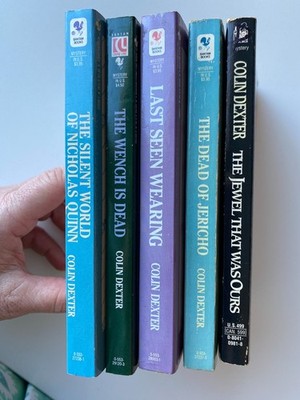 INSPECTOR MORSE LOT 5~Colin Dexter~JEWEL OURS~SEEN WEARING~WENCH DEAD~JERICHO~
