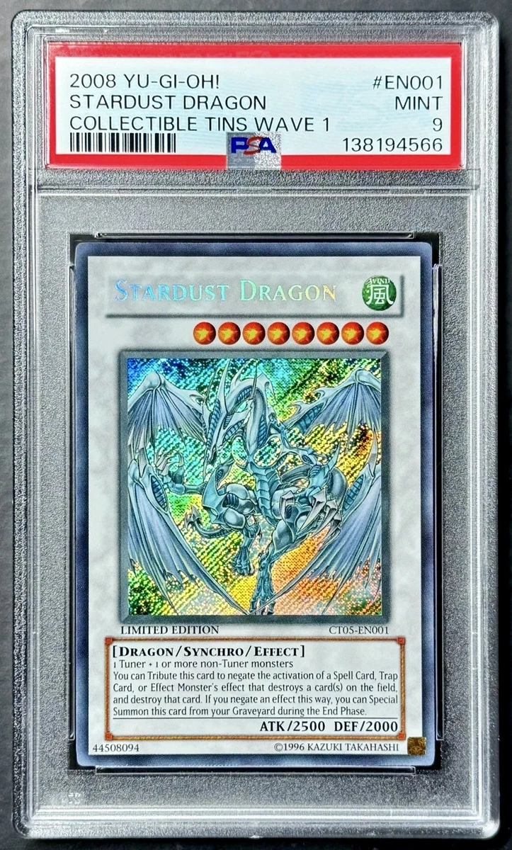 Stardust Dragon Yu-Gi-Oh! TCG Professional Sports Authenticator