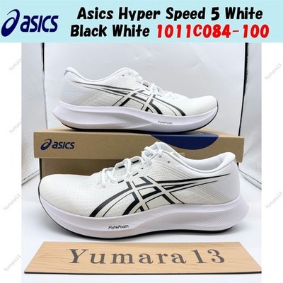 Asics Hyper Speed 5 White Black White 1011C084-100 Men's Size | eBay