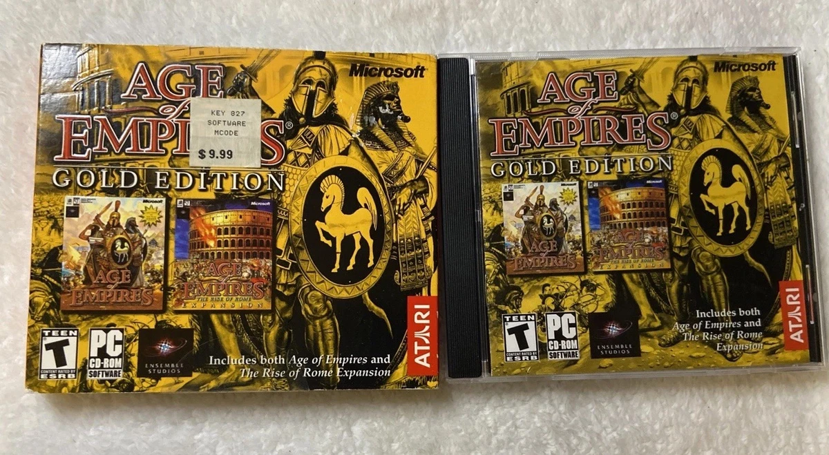 Age Of Empires Gold Edition + Extension The Rise Of Rome - PC - FR - Ubisoft