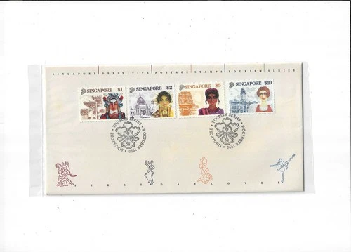 Singapore Year 1990 Tourism Series-High Values FDC
