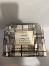 Eddie Bauer Queen Sheet Set 100 Cotton 5.4 OZ Flannel Taupe