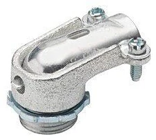 Bridgeport Fittings 801, Flexible Conduit Connector, 3/8 90? Conn., 1 PC