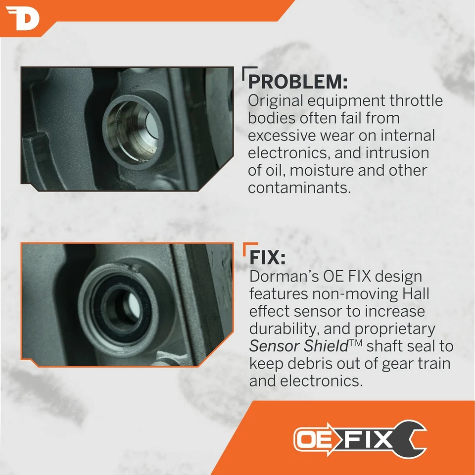 Se adapta a GMC Savana 1500 2008-2014 4,3 L carrocería de acelerador de inyección de combustible Dorman 232VQ78 Foto 4 de 4