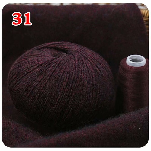 70g Mongolian Wool Yarn Pure Cashmere Soft Hand Knitting Thread DIY Sweater CA - Picture 39 of 57