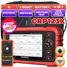 LAUNCH CRP123X Elite OBD2 Scanner SAS Throttle Oil Reset ABS SRS Diagnostic Tool