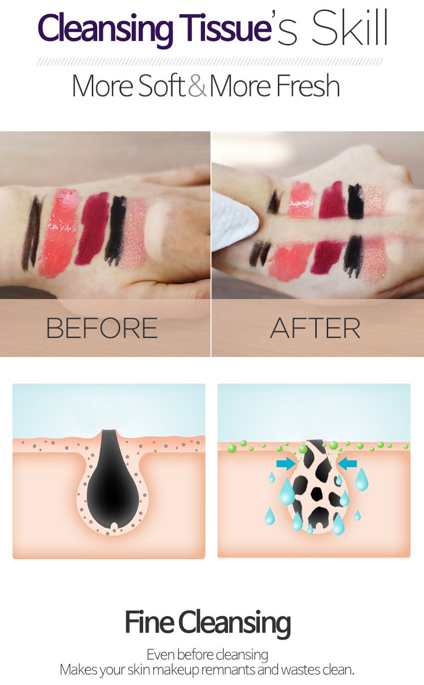 epielle® Argan Oil MakeUp Remover Cleansing Tissues60ct each, 2pk eBay