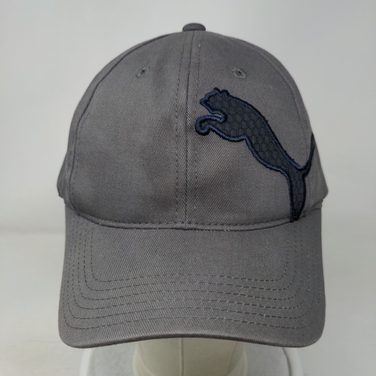 Puma Slideback Hat Gray One Size Embroidered Logo… - image 2