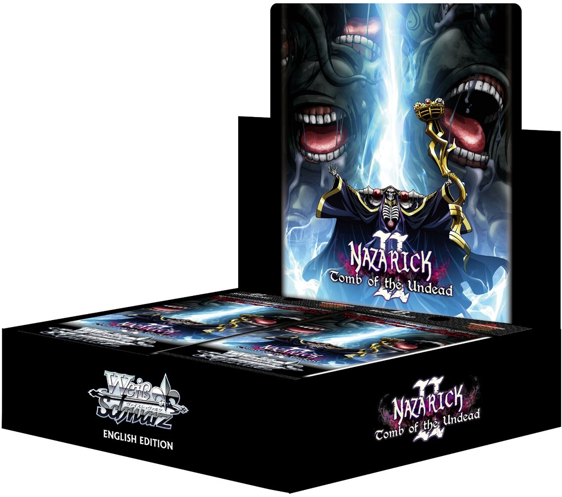 nazarick tomb of the undead booster box Weiss Schwarz TCG Nazarick: Tomb of the Undead Volume 2 Booster Box [16  Packs]