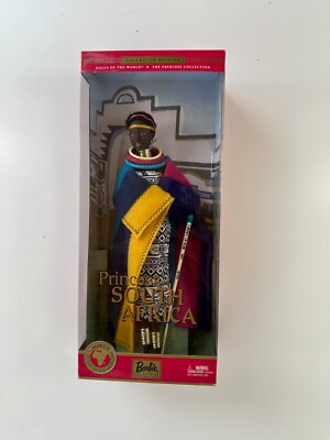 Princess of South Africa Barbie Dolls of the World Collector Edition 2002 #56218