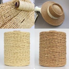 280M 3mm Raffia Paper Straw Yarn Knitting Crochet Handbag Hats Rope DIY Crafts