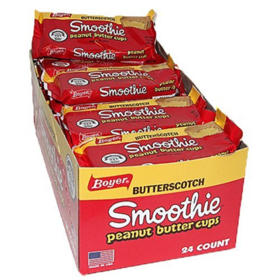 Butterscotch Peanut Butter Smoothie Cup Candy 24Ct Case