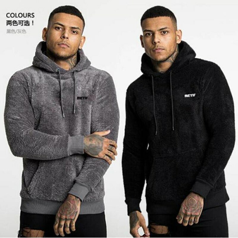 Chaqueta Gruesa De Terciopelo Para Hombres Sudadera Con Capucha