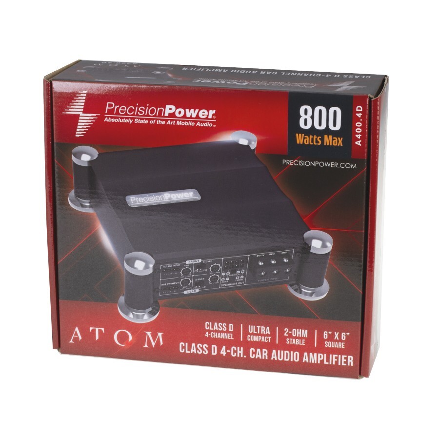 PRECISION POWER PPI A400.4D 4 CHANNEL 800 WATT AMPLIFIER COMPACT