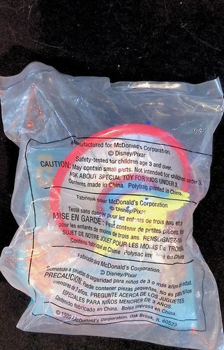 LITTLE GREEN ALIEN - TOY STORY 2 - VINTAGE 1999 MCDONALDS HAPPY MEAL TOY - Picture 2 of 2