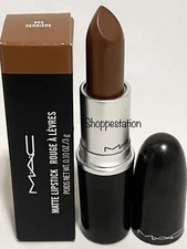MAC Matte Lipstick Shade 653 DERRIERE Full Size .1oz / 3g New In Box