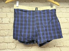 Vintage Hansley Surf Shorts 38 Men  s High Cut 70s 80s Swim Trunks Beach Blue