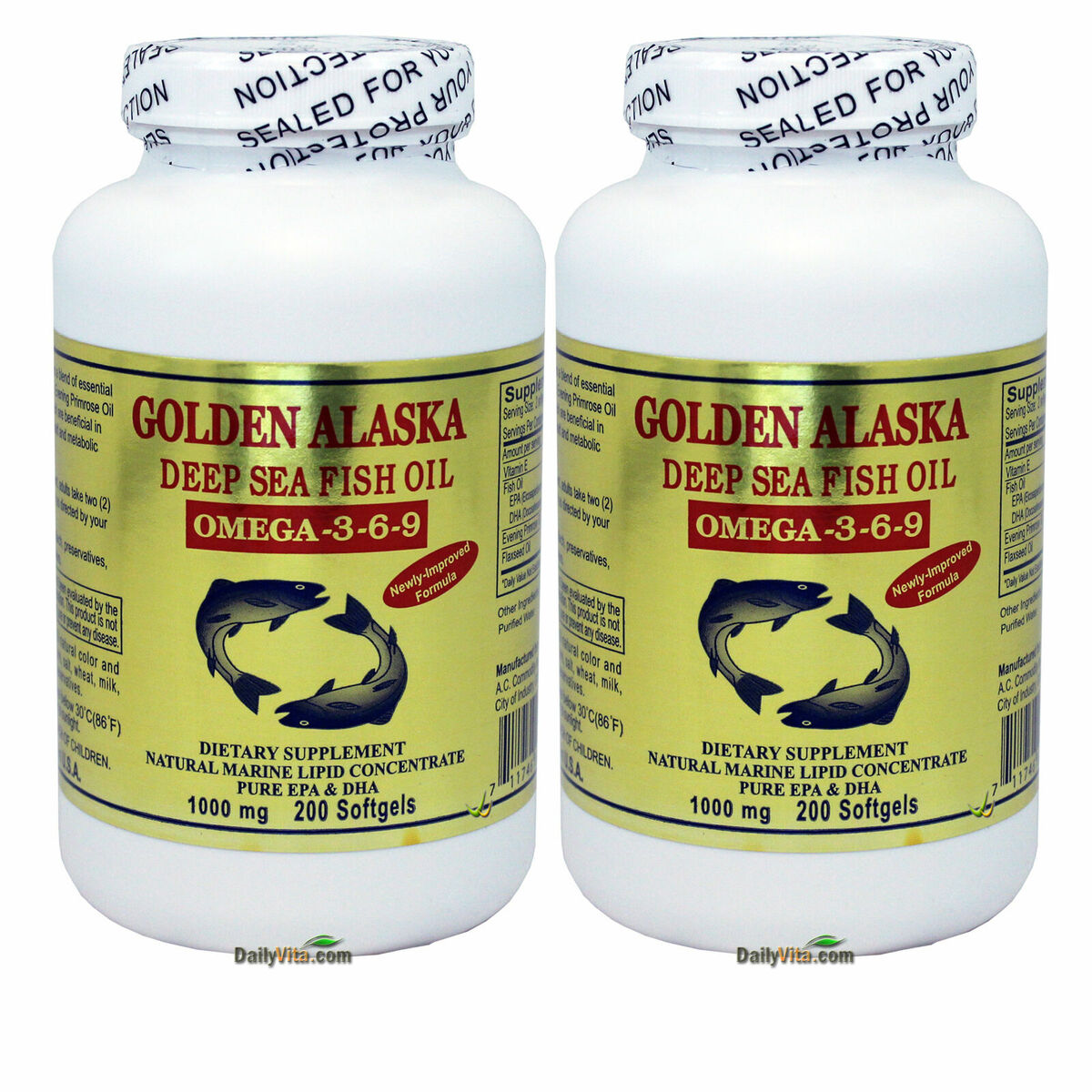 ALASKA OMEGA-3 Deep Sea Fish Oil Capsules