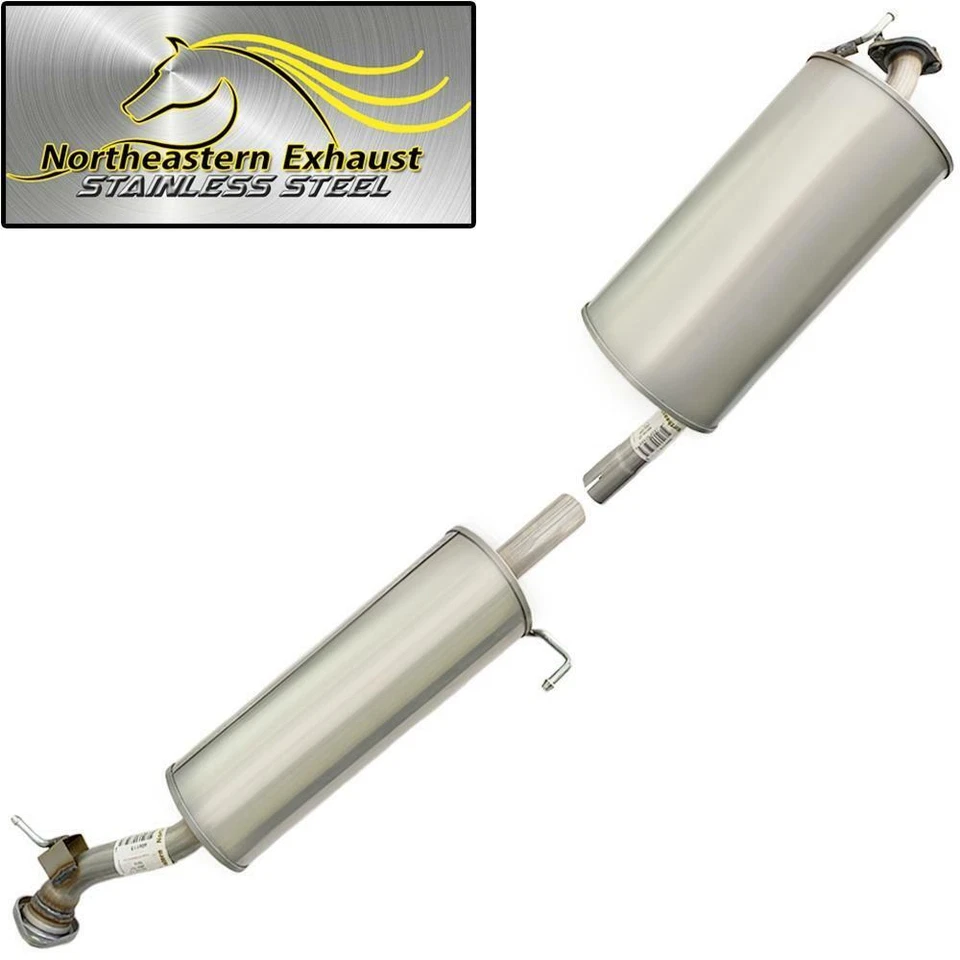 Tubo silenciador resonador de escape de acero inoxidable se adapta a: 03-2011 Honda Element 2,4 L Foto 4 de 4