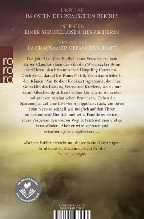 Thumbnail - Vespasian: Roms Verlorener Sohn Robert Fabbri