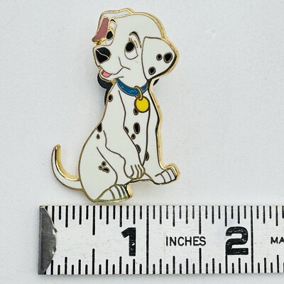 Disney 101 Dalmatians Sitting Pup Pin Blue Collar Glitter RARE | eBay