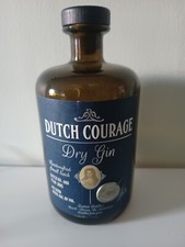 Empty Dutch Courage Dry Gin bottle 44.5% vol. 0.7 L Zuidam distillers NL