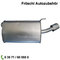 FüR Peugeot 406 2.0 Break Kombi Abgasanlage Auspuff Endtopf Hinten A*