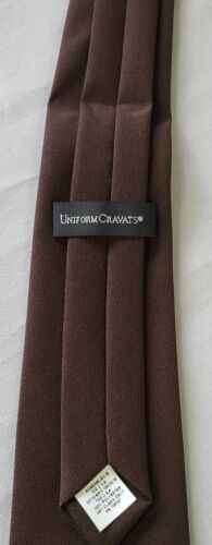Cravatta BreakAway Police Issue, marrone scuro, 18" o 20", poliestere, tinta unita made in USA - Foto 2 di 2