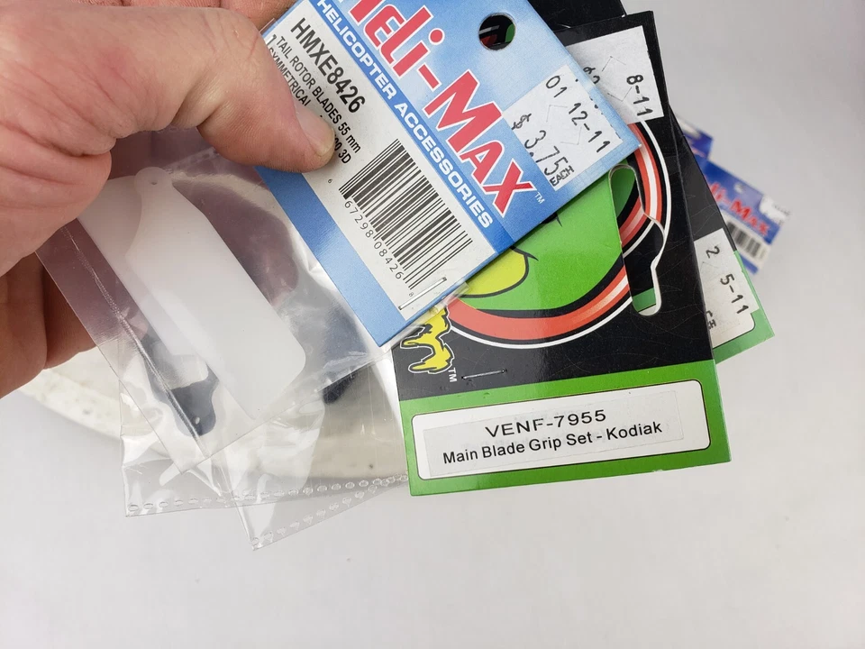 11x R/C Helicopter Blades Rotors Blades Parts - Heli-Max Parkzone FlyZone Venom - Image 4 of 4
