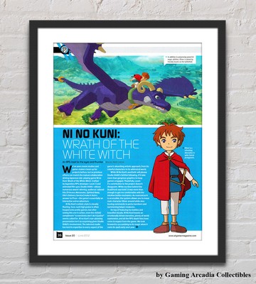 Ni No Kuni Wrath Of The White Witch PS3 Glossy Promo Ad Poster Unframed G3896