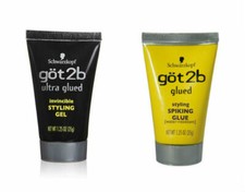 got2b Ultra Glued Invincible Styling Gel / Styling Spiking Glue Hair Gel 1.25 oz