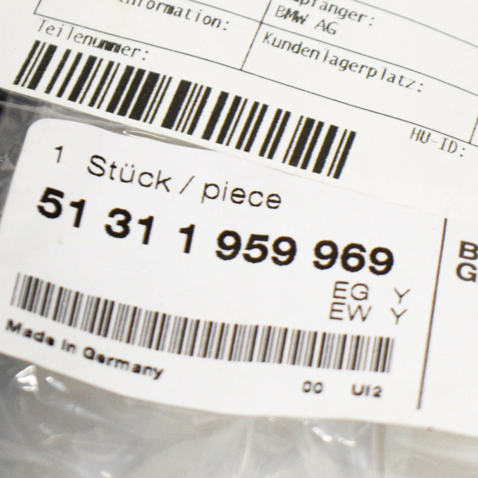 NEW BMW 5 E28 WINDSHIELD UPPER RUBBER MOULDING WEATHERSTRIP  