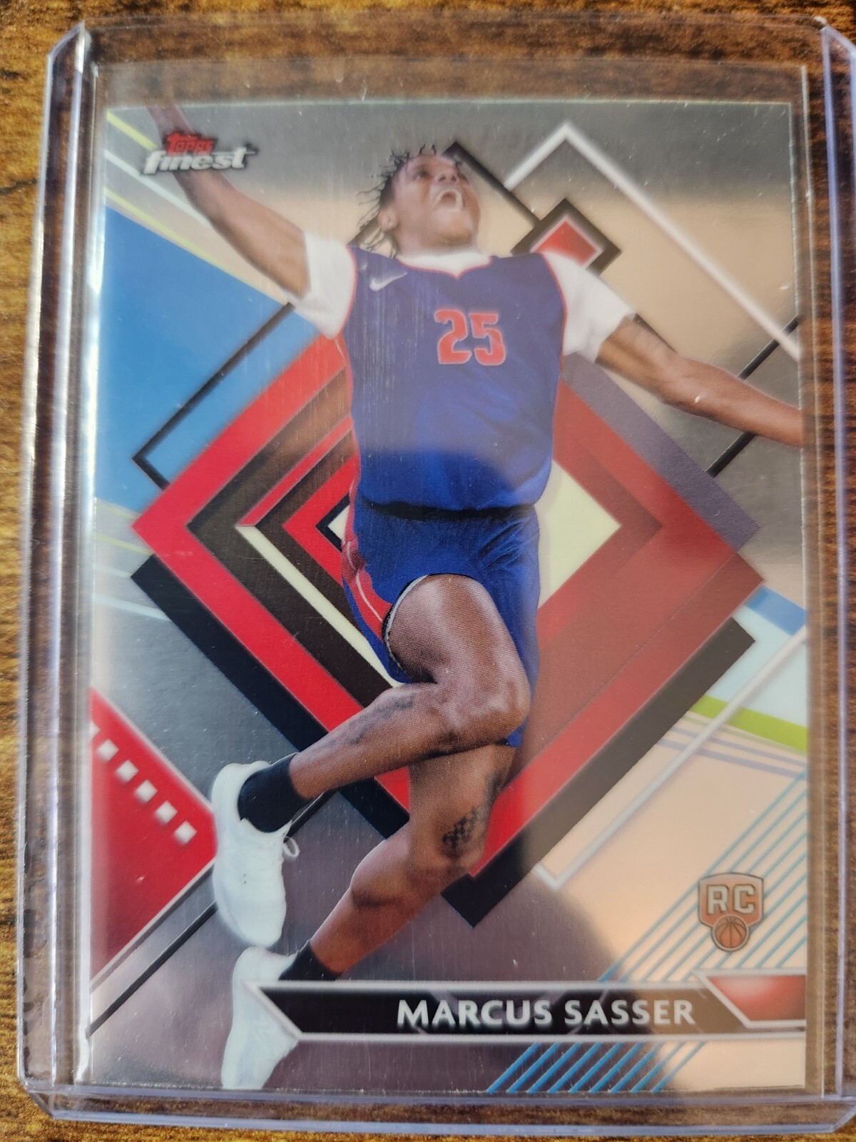 2023-24 Topps Finest Marcus Sasser Rare Rookie RC #290 Detroit Pistons