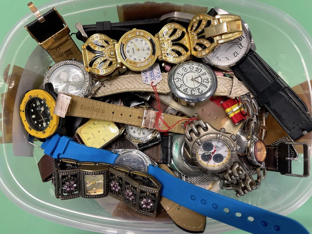 Scrap Watches Vintage Watch Mixed Lot Joblot Work Don T Tested As IS8