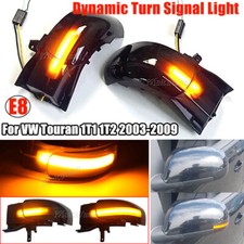 1 Pair For Vw Touran 2003-2010 Sequential Led Turn Signal Light Rear Mirror